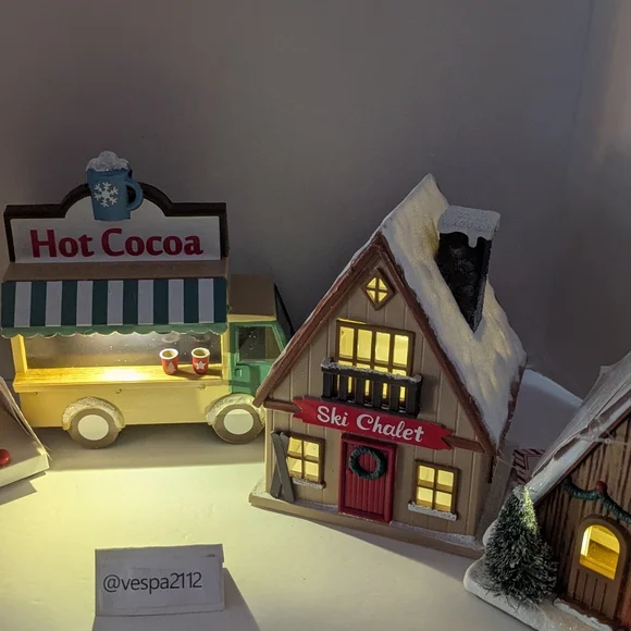 Target Bullseye Playground Christmas Village 4pc Set Gingerbread House Cocoa - Picture 9 of 15